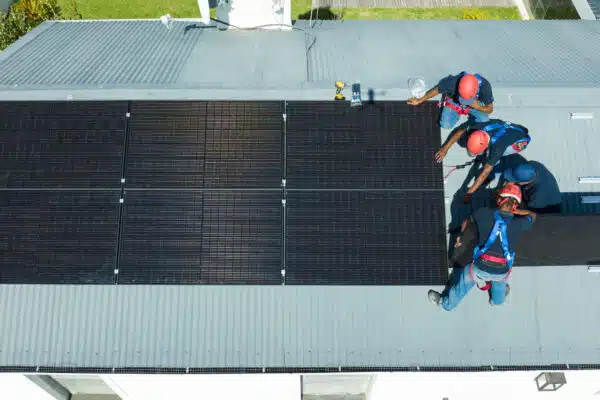 Rooftop solar installation, distributed generation