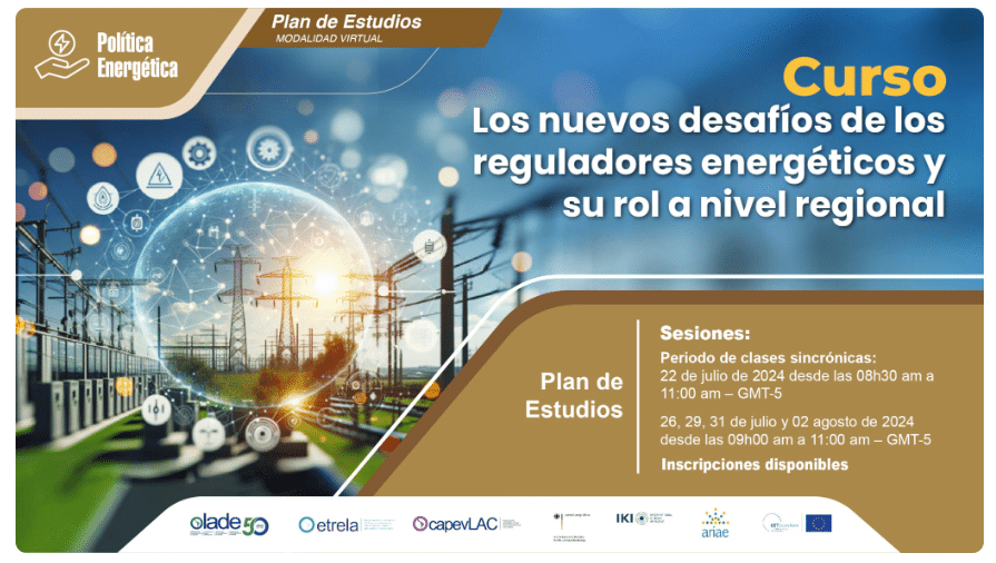 Training banner for : The new challenges of energy regulators and their role at the regional level