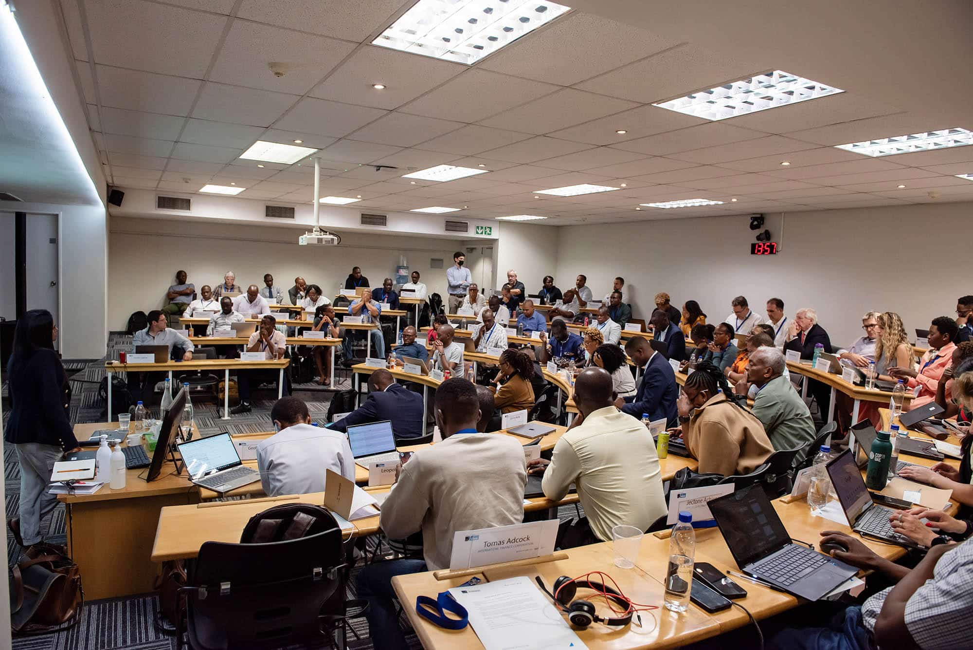 Participants at the first in-person training of Policy Catalyst (c) World Bank