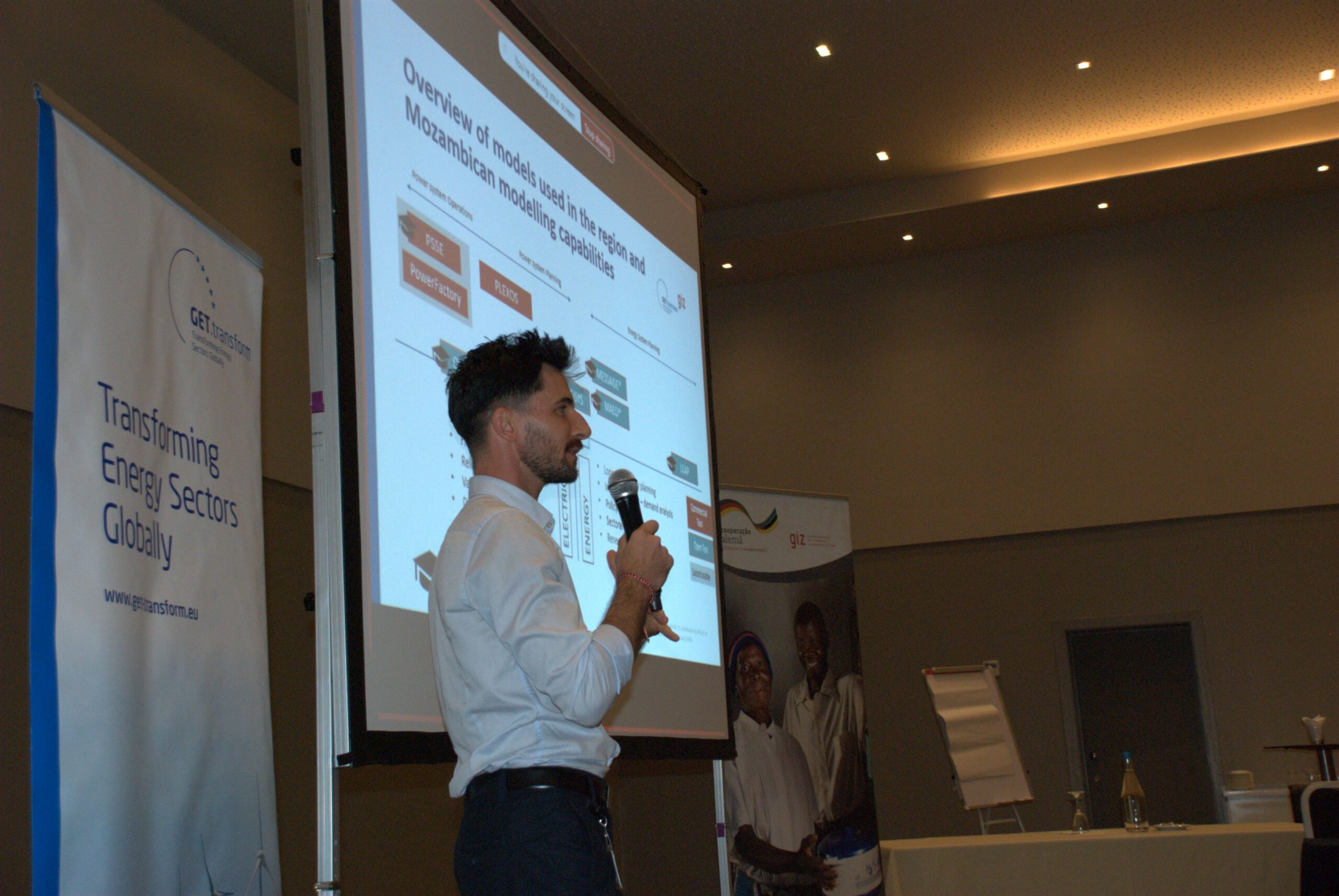 Enrico Dal Farra at the LETP LT LEDS Training in Mozambique Dec 24