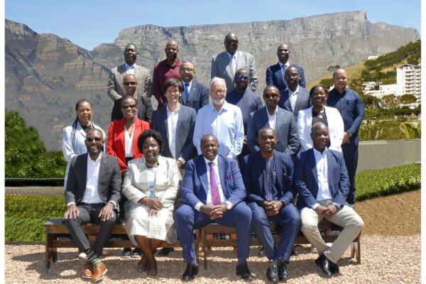 Group shot of regulator CEOs at the PRLN Induction Workshop in Cape Town, South Africa, February 2025.