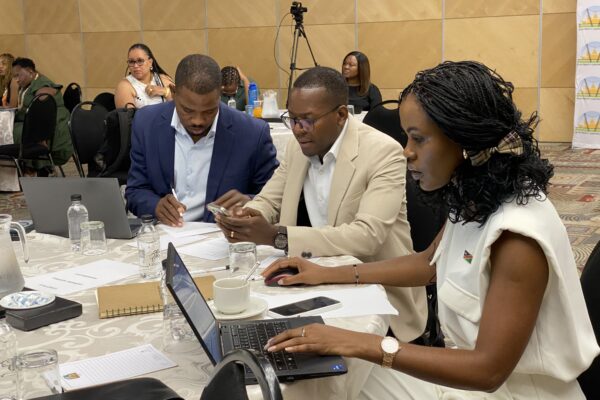 Lovisa Neshila Window Coordinator Namibia at the PMF Workshop Jan25 2 (c) ECB